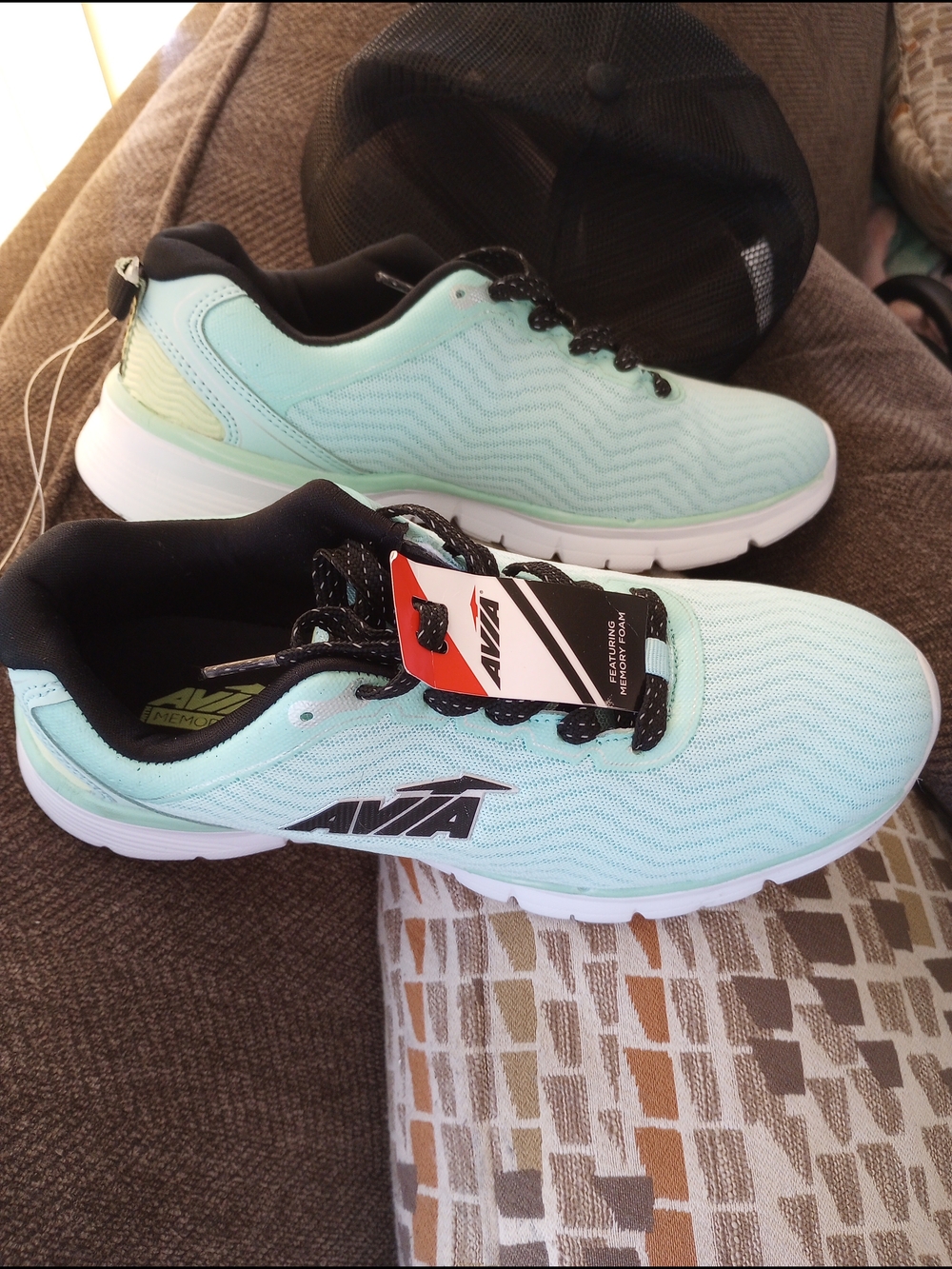 Avia Women's Avi-factor Memory Foam Mint Green Lightweight Runner. Size 8.5 New!